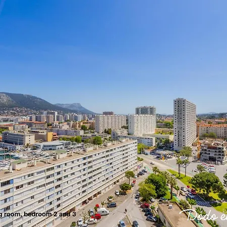 Appartement Sea View 3 Bedroom With Ac And Parking - Dodo Et Tartine *