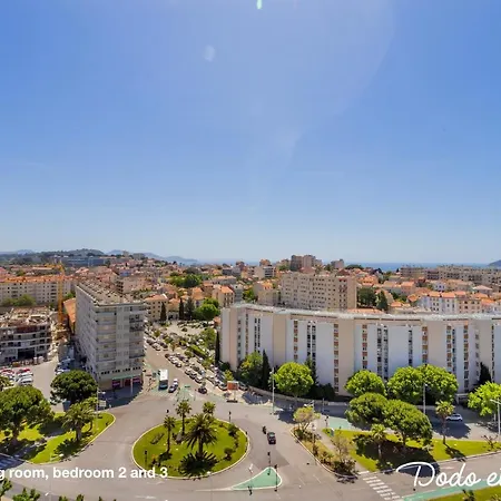 Appartement Sea View 3 Bedroom With Ac And Parking - Dodo Et Tartine *