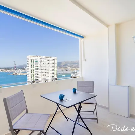 Sea View 3 Bedroom With Ac And Parking - Dodo Et Tartine Toulon